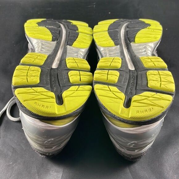 Xlnt ASICS GEL nimbus 18 Womens 9 US 40.5 Eur black grey lime - Picture 7 of 11